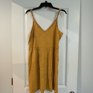 RVCA Yellow/Gold Dress - Size Medium. New without tags